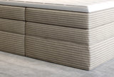 MADDEN – Lit Coffre Box Spring avec Matelas Bonnell