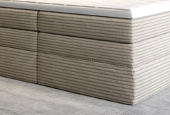 MADDEN – Lit Coffre Box Spring avec Matelas Bonnell