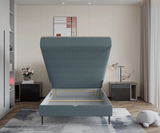 NEPO – Lit Coffre avec Tête de Lit et Surmatelas