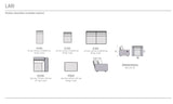 LARI – Canapé modulable – 372 x 312 cm