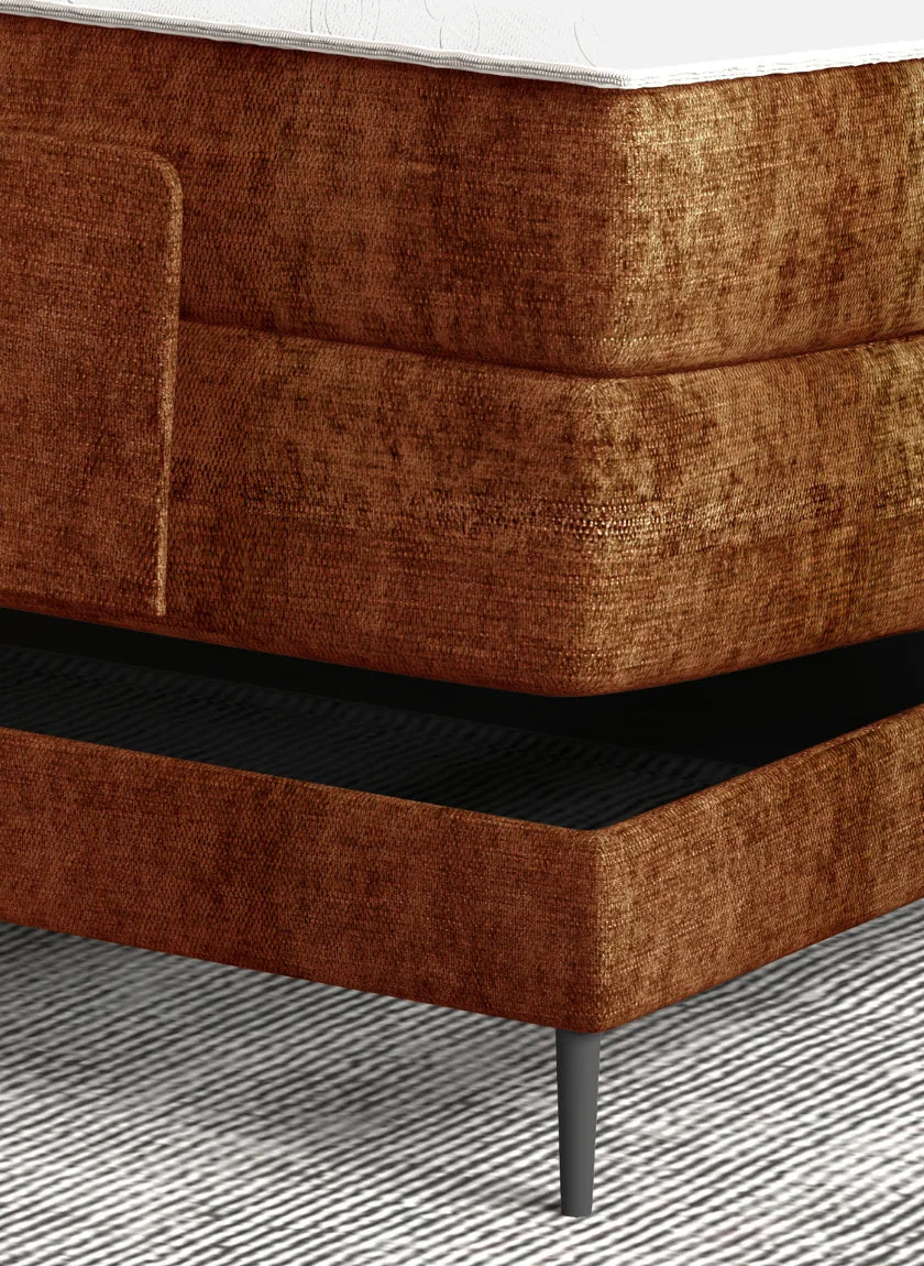 WAVE – Lit Électrique Box Spring avec Matelas à Ressorts