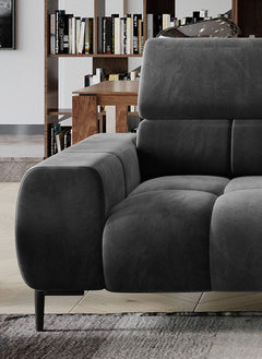 PLAZA – Canapé droit avec assise électrique – 3 places – 212 x 105cm