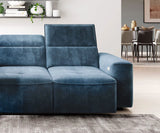 COLTON MINI – Canapé d'angle convertible avec assise électrique – 296 x 227cm