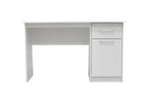 Bureau MILO 1 tiroir 1 porte en MDF - Bureau droit 121 x 60 cm