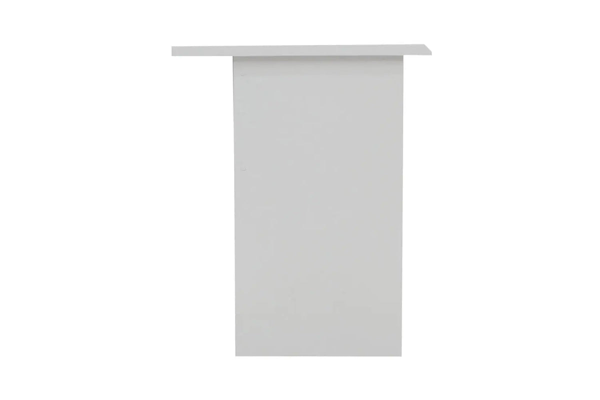 Bureau MILO 1 tiroir 1 porte en MDF - Bureau droit 121 x 60 cm