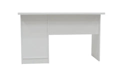 Bureau MILO 1 tiroir 1 porte en MDF - Bureau droit 121 x 60 cm
