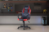 Chaise Gaming TYGER en Similicuir (PU) - Chaise de jeu réglable 57,5 x 65 cm