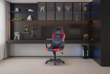 Chaise Gaming TYGER en Similicuir (PU) - Chaise de jeu réglable 57,5 x 65 cm
