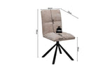 Chaise Pivotante de Salle à Manger JYA - 91 x 45 cm