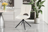 Chaise Pivotante de Salle à Manger MORY en Tissu - 48 x 59.5 cm