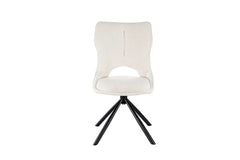 Chaise Pivotante de Salle à Manger MORY en Tissu - 48 x 59.5 cm