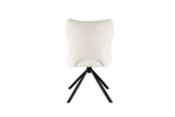 Chaise Pivotante de Salle à Manger MORY en Tissu - 48 x 59.5 cm