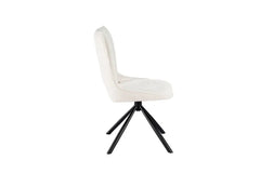 Chaise Pivotante de Salle à Manger MORY en Tissu - 48 x 59.5 cm