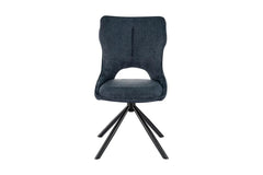 Chaise Pivotante de Salle à Manger MORY en Tissu - 48 x 59.5 cm
