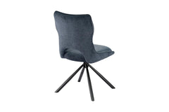 Chaise Pivotante de Salle à Manger MORY en Tissu - 48 x 59.5 cm