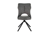 Chaise Pivotante de Salle à Manger MORY en Tissu - 48 x 59.5 cm
