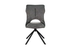 Chaise Pivotante de Salle à Manger MORY en Tissu - 48 x 59.5 cm