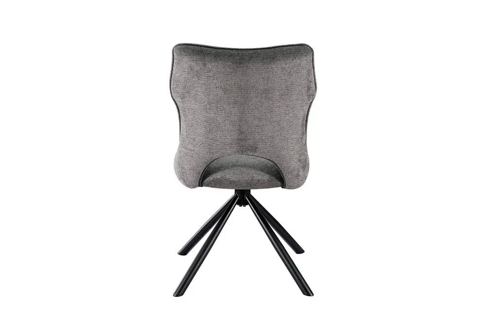 Chaise Pivotante de Salle à Manger MORY en Tissu - 48 x 59.5 cm