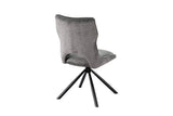 Chaise Pivotante de Salle à Manger MORY en Tissu - 48 x 59.5 cm
