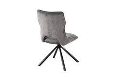 Chaise Pivotante de Salle à Manger MORY en Tissu - 48 x 59.5 cm
