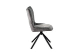 Chaise Pivotante de Salle à Manger MORY en Tissu - 48 x 59.5 cm