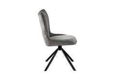 Chaise Pivotante de Salle à Manger MORY en Tissu - 48 x 59.5 cm