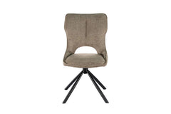 Chaise Pivotante de Salle à Manger MORY en Tissu - 48 x 59.5 cm