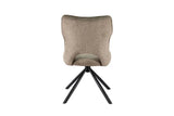 Chaise Pivotante de Salle à Manger MORY en Tissu - 48 x 59.5 cm