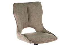 Chaise Pivotante de Salle à Manger MORY en Tissu - 48 x 59.5 cm