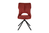 Chaise Pivotante de Salle à Manger MORY en Tissu - 48 x 59.5 cm