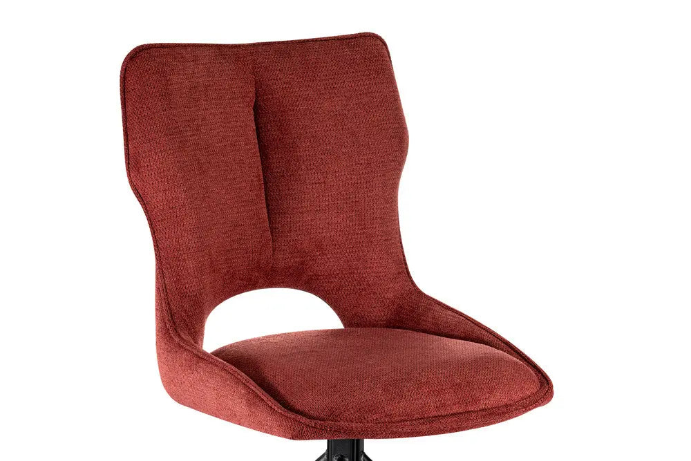 Chaise Pivotante de Salle à Manger MORY en Tissu - 48 x 59.5 cm