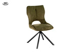 Chaise Pivotante de Salle à Manger MORY en Tissu - 48 x 59.5 cm