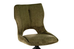 Chaise Pivotante de Salle à Manger MORY en Tissu - 48 x 59.5 cm