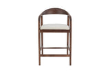Chaise de Bar CLARA en Bois de Frêne - 55.5 x 57.5 cm