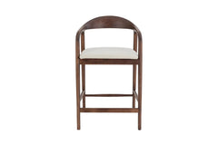 Chaise de Bar CLARA en Bois de Frêne - 55.5 x 57.5 cm