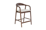 Chaise de Bar CLARA en Bois de Frêne - 55.5 x 57.5 cm