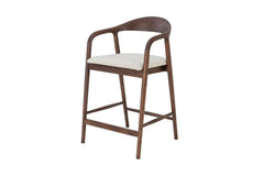 Chaise de Bar CLARA en Bois de Frêne - 55.5 x 57.5 cm