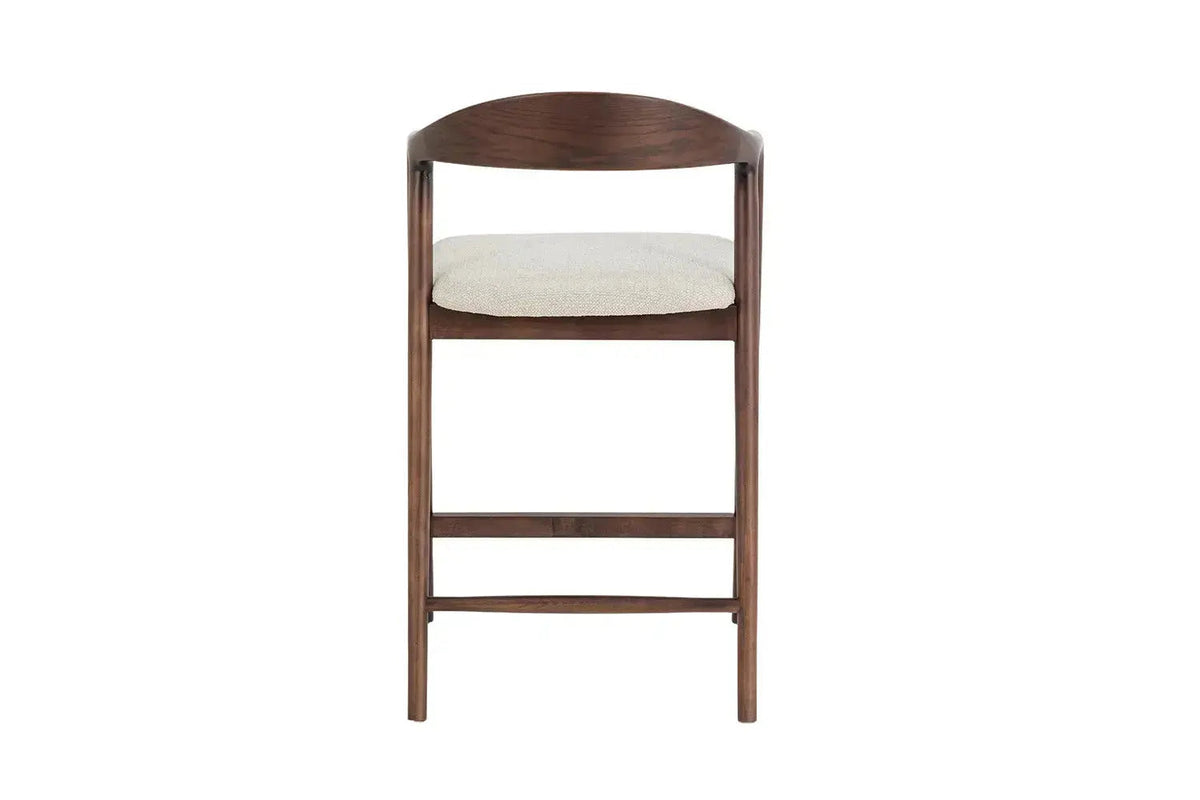 Chaise de Bar CLARA en Bois de Frêne - 55.5 x 57.5 cm