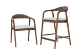 Chaise de Bar CLARA en Bois de Frêne - 55.5 x 57.5 cm