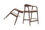 Chaise de Bar CLARA en Bois de Frêne - 55.5 x 57.5 cm
