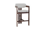 Chaise de Bar KAMELIA Beige en Bois de Frêne - 56 x 52 cm