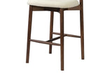 Chaise de Bar KAYLA en Chêne Massif Beige - 50 x 56 cm