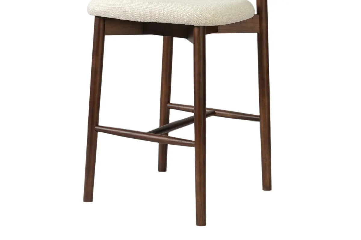 Chaise de Bar KAYLA en Chêne Massif Beige - 50 x 56 cm
