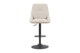 Chaise de Bar Pivotante SABA en Tissu - 50 x 60 cm
