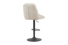 Chaise de Bar Pivotante SABA en Tissu - 50 x 60 cm