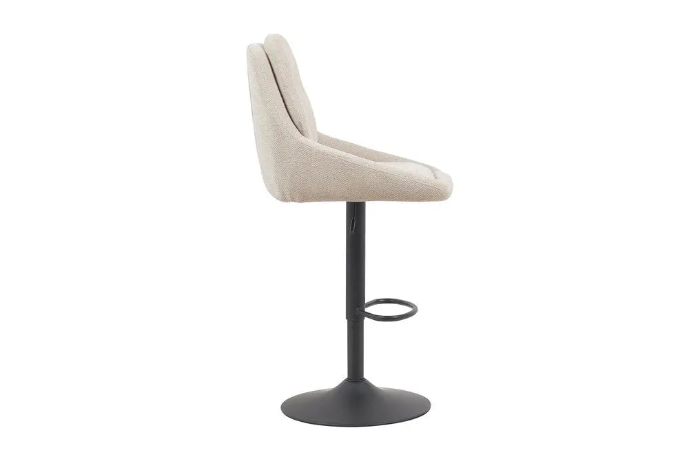 Chaise de Bar Pivotante SABA en Tissu - 50 x 60 cm