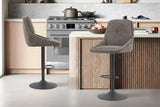 Chaise de Bar Pivotante SABA en Tissu - 50 x 60 cm