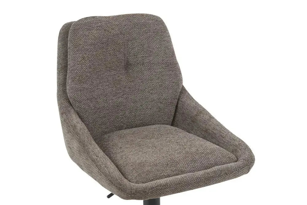 Chaise de Bar Pivotante SABA en Tissu - 50 x 60 cm