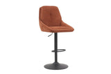 Chaise de Bar Pivotante SABA en Tissu - 50 x 60 cm
