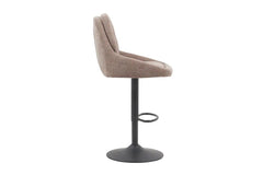 Chaise de Bar Pivotante SABA en Tissu - 50 x 60 cm